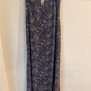 Floral Maxi Strapless Dress